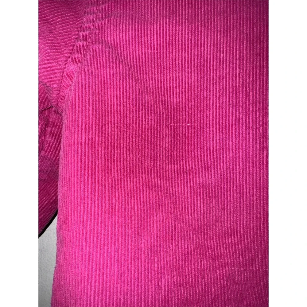 Gymboree Corduroy Jacket Lined Hot Pink Orange Toggles Pockets Girls 7/8 2011